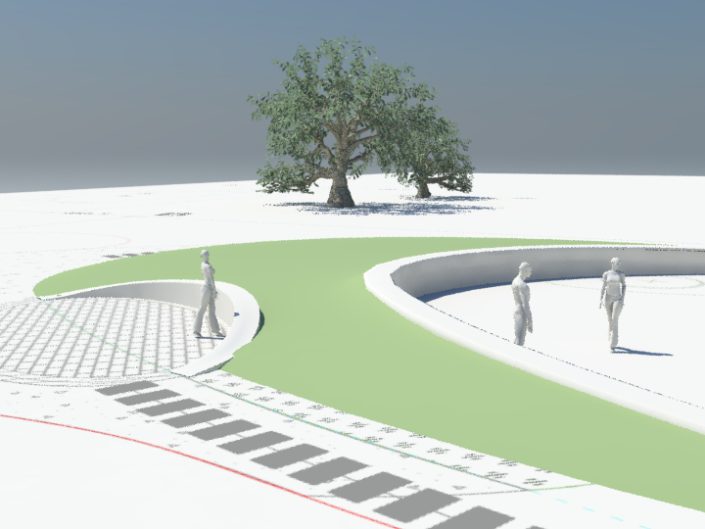 projekt ogrodu z wykorzystaniem modeli 3d terenu